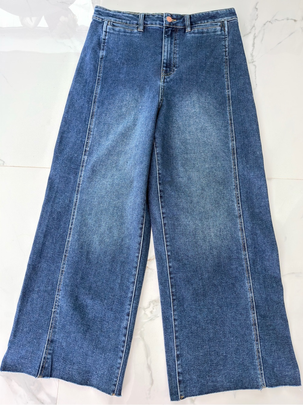 Express wide-leg jeans, high rise, size 12, new